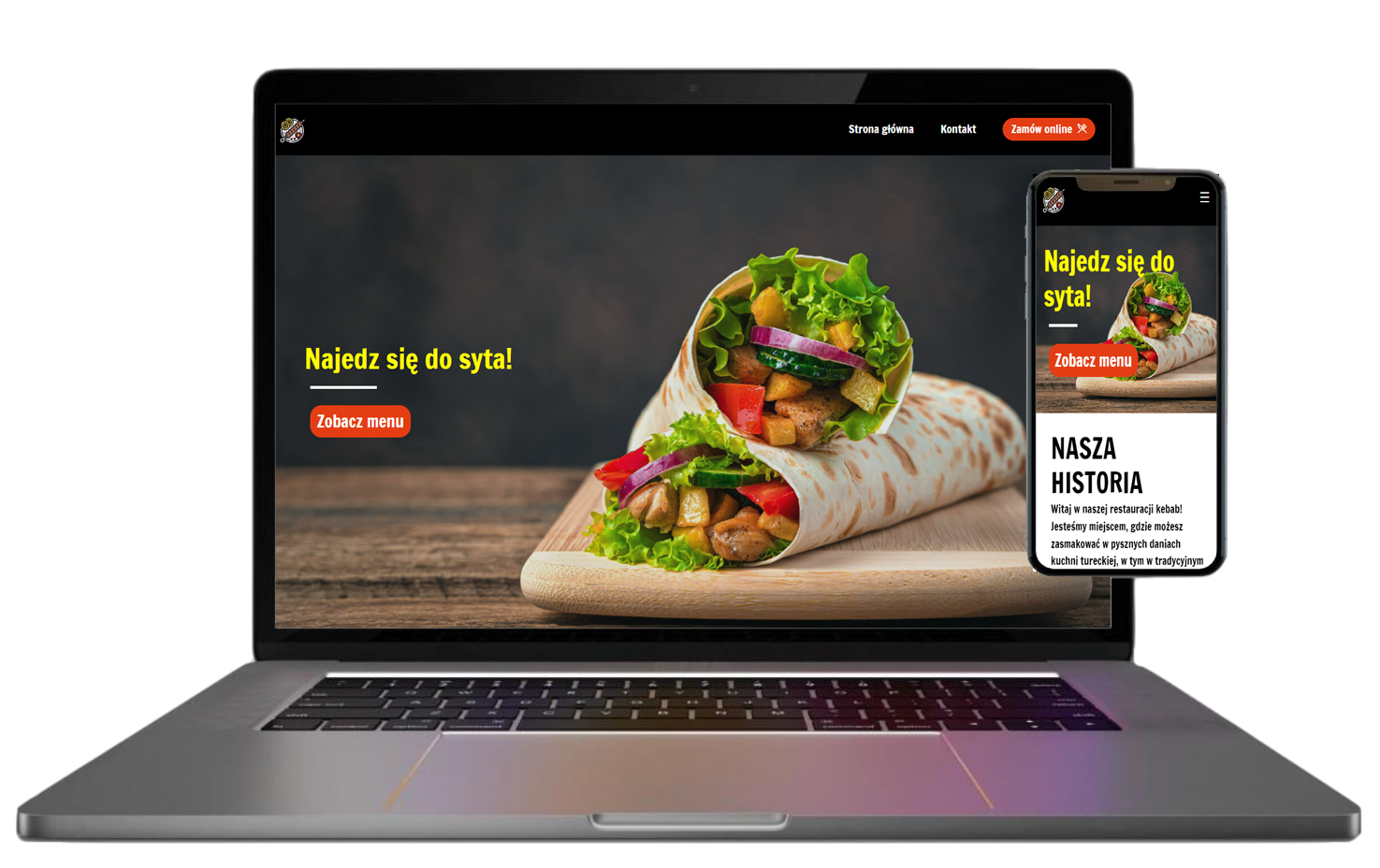 Strona internetowa dla kebaba