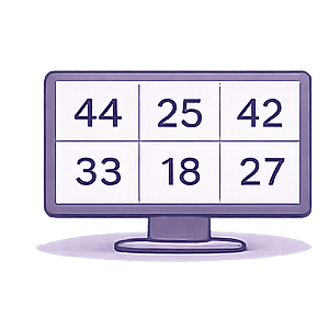 system_numerkowy Ikona – system numerkowy
